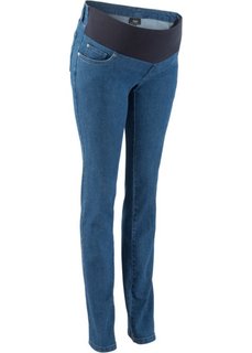 Мода для беременных: прямые джинсы (синий «потертый») Bonprix