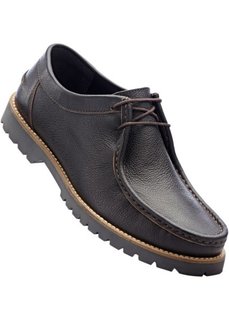 Кожаные туфли (темно-коричневый) Bonprix