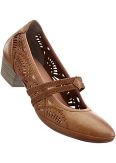 Туфли на ремешке (мускатно-коричневый) Bonprix
