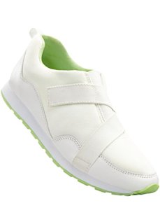Спортивные туфли (белый/светло-зеленый) Bonprix