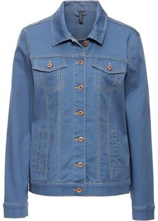 Куртка в стиле бойфренд (синий джинсовый «потертый») Bonprix