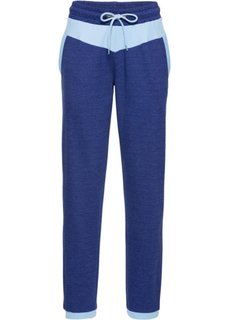 Длинные спортивные брюки (меланж ночной сини) Bonprix