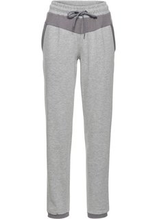 Длинные спортивные брюки (светло-серый меланж) Bonprix