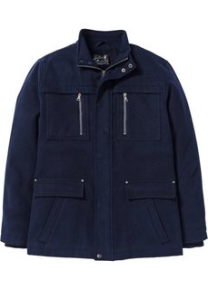 Удлиненная куртка Regular Fit (темно-синий) Bonprix
