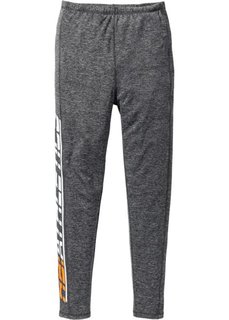 Функциональные спортивные брюки (серый меланж) Bonprix