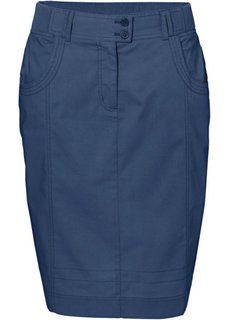 Узкая юбка стретч (синий индиго) Bonprix