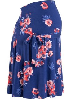Трикотажная юбка для будущих мам (ночная синь с рисунком) Bonprix