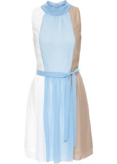 Платье с американской проймой (нежно-голубой/темно-синий в полоску) Bonprix