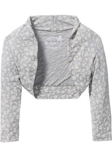 Болеро (светло-серый с рисунком) Bonprix