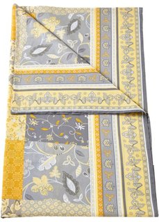 Покрывало Эми (антрацитовый/желтый) Bonprix