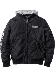 Куртка-бомбер Regular Fit (черный) Bonprix