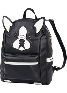 Рюкзак в форме зверька (черный/собачка) Bonprix
