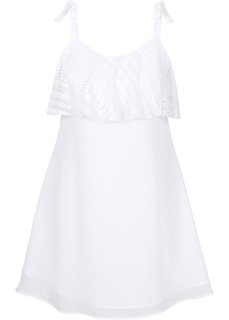 Кружевное платье (белый) Bonprix