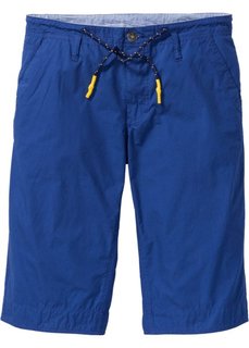 Длинные шорты-бермуды Regular Fit (голубой) Bonprix