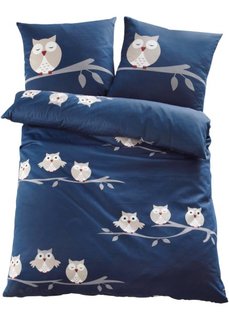 Постельное белье Леа, джерси (синий) Bonprix