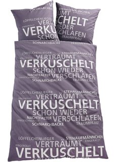 Постельное белье Мечта, линон (серый) Bonprix