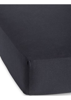 Натяжная простыня Джерси первый класс 40 см (черный) Bonprix