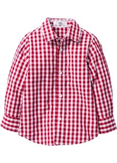 Рубашка для Октоберфеста, Размеры  80/86-128/134 (темно-красный/белый в клетку) Bonprix