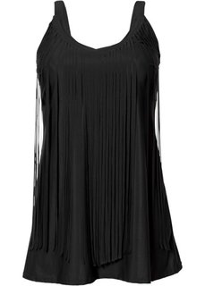 Купальник-платье, моделирующий фигуру (черный) Bonprix