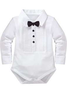 Рубашка-боди: мода для малышей (белый) Bonprix