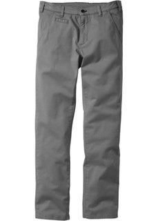 Классические брюки-стретч, низкий + высокий рост (U + S) (серый) Bonprix