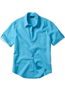 Рубашка Regular Fit (бирюзовый) Bonprix
