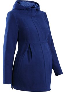 Мода для беременных: регулируемое полупальто с капюшоном (ночная синь) Bonprix