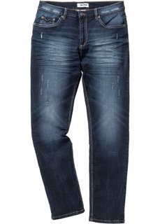 Джинсы-стретч Slim Fit Straight, cредний рост (N) (темно-синий) Bonprix