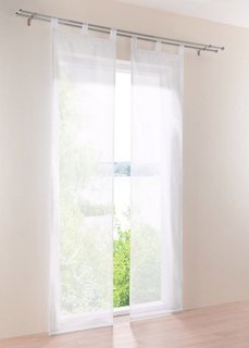 Японская штора Уни, петли, набор (4 шт.) (белый) Bonprix
