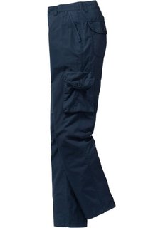 Легкие брюки-карго Regular Fit Straight, cредний рост (N) (темно-синий) Bonprix