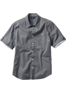 Рубашка Regular Fit (дымчато-серый) Bonprix