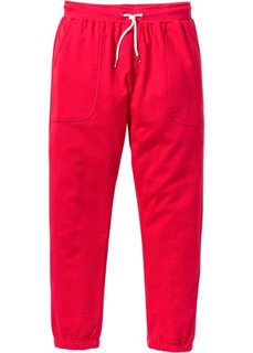 Трикотажные брюки Slim Fit (красный) Bonprix