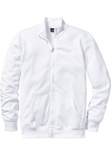 Трикотажная куртка стандартного покроя (белый) Bonprix