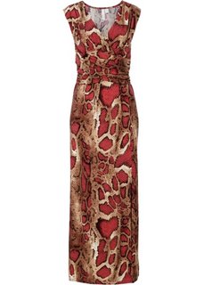 Вечернее платье (леопардовый/красный) Bonprix