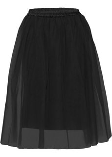 Тюлевая юбка (черный) Bonprix