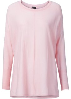 Пуловер в стиле оверсайз (нежно-розовый) Bonprix