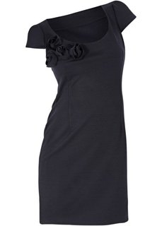 Трикотажное платье (черный) Bonprix