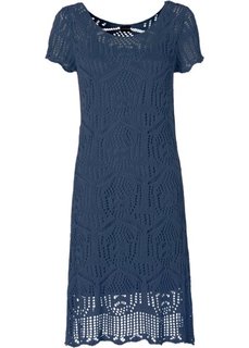 Вязаное платье (индиго) Bonprix
