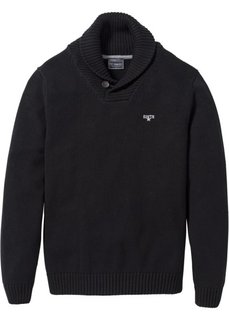 Пуловер (черный) Bonprix