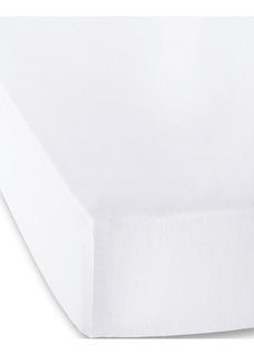 Натяжная простыня Джерси первый класс 40 см (белый) Bonprix