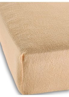 Махровая простыня-чехол для детской кровати (светло-коричневый) Bonprix