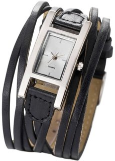 Женские наручные часы Эстель (черный) Bonprix
