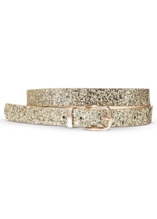 Ремень с блестками (золотистый) Bonprix
