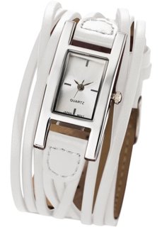 Женские наручные часы Эстель (белый) Bonprix