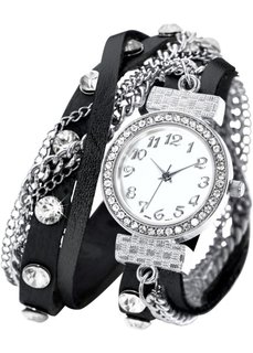 Наручные часы-браслеты Майри (черный) Bonprix