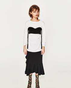 Футболка в стиле oversize Zara