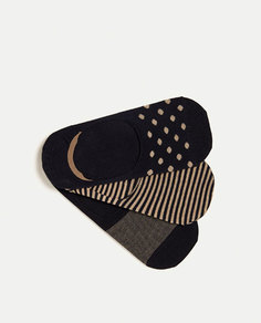 Набор из трех пар носков-следков Zara