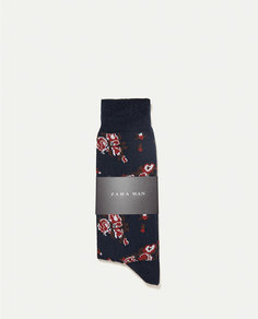 Носки с цветочным узором Zara