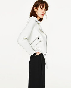 Куртка из искусственной кожи Zara