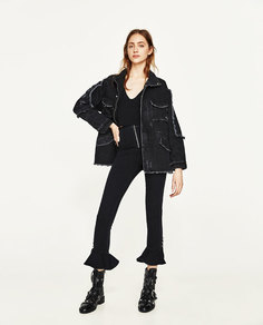 Куртка с металлическими деталями Zara